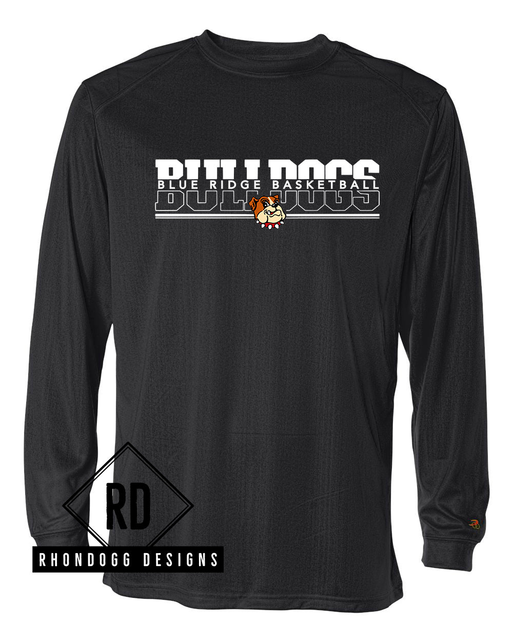 Blue Ridge Middle School Basketball Long Sleeve Performance T-Shirt
