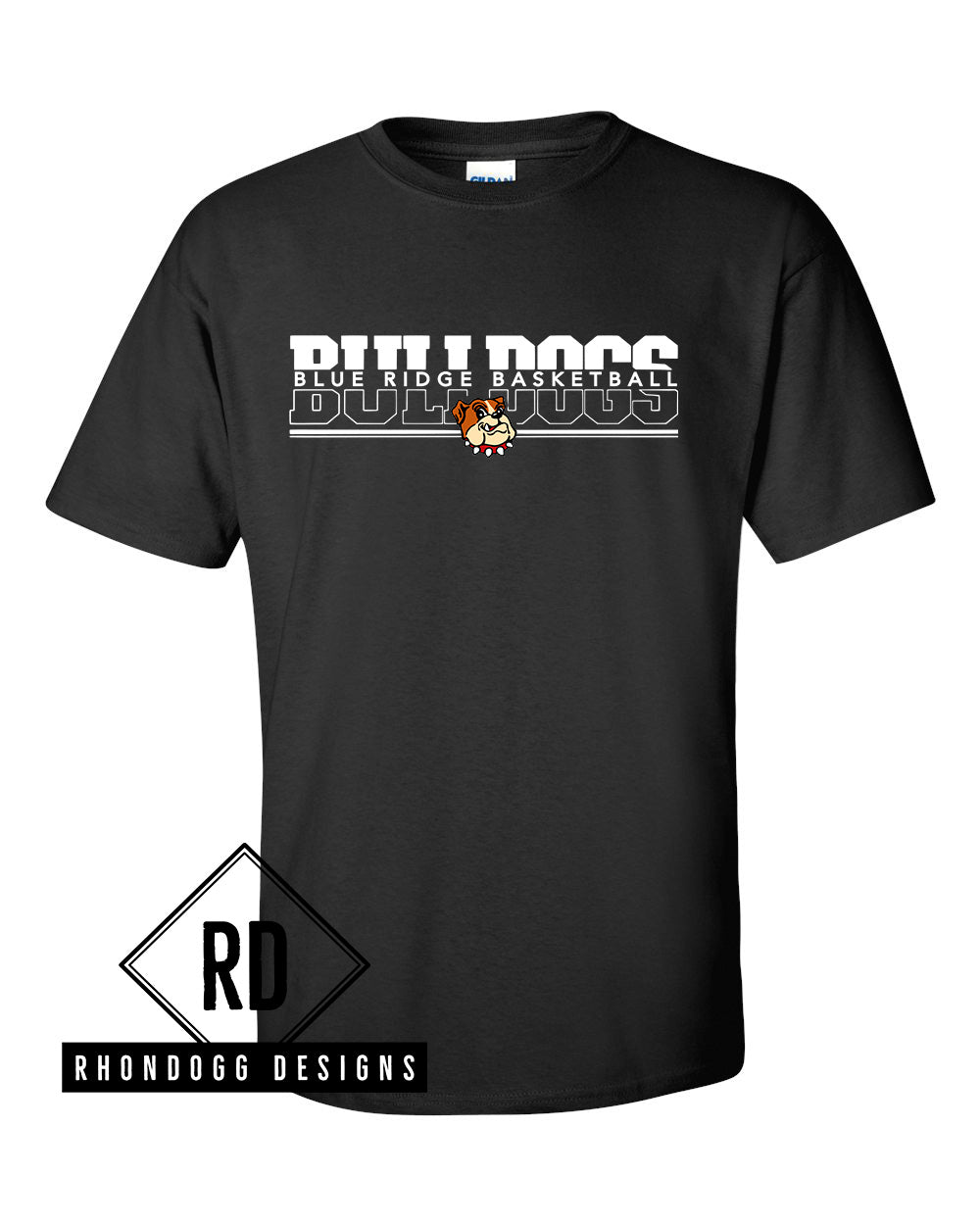 Blue Ridge Middle School Basketball Short Sleeve T-Shirt