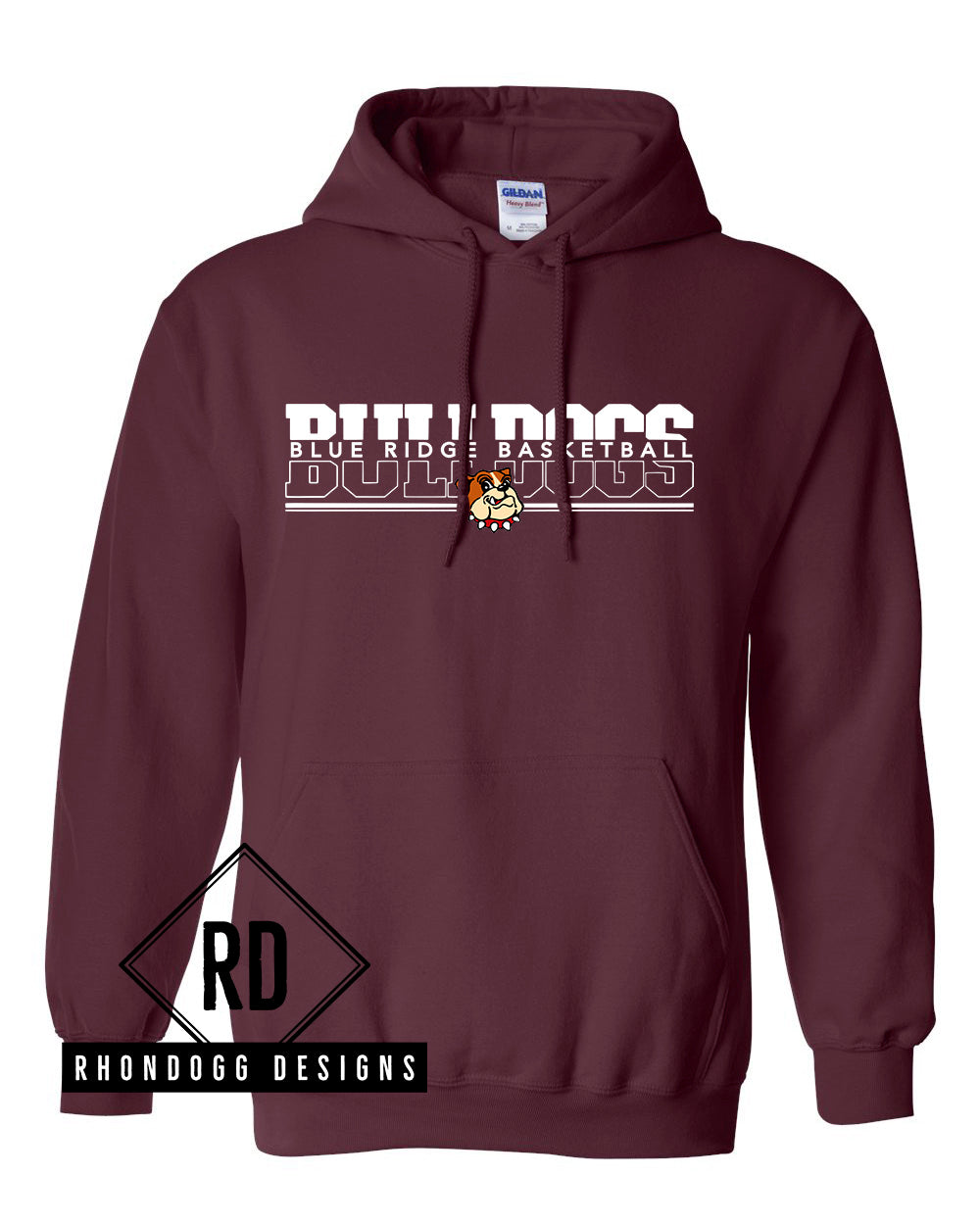 Blue Ridge Middle School Basketball Hooded Sweatshirt