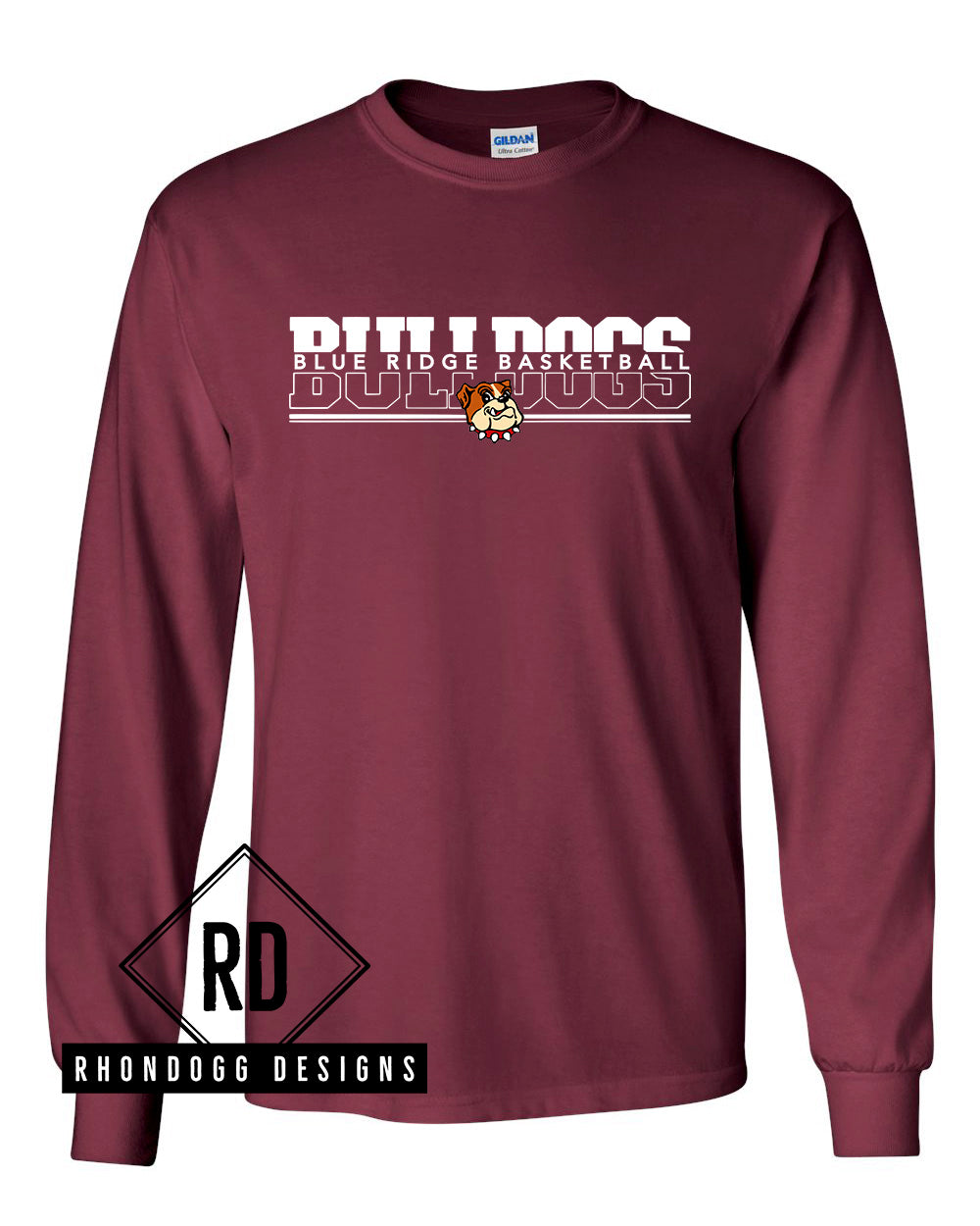Blue Ridge Middle School Basketball Long Sleeve Shirt