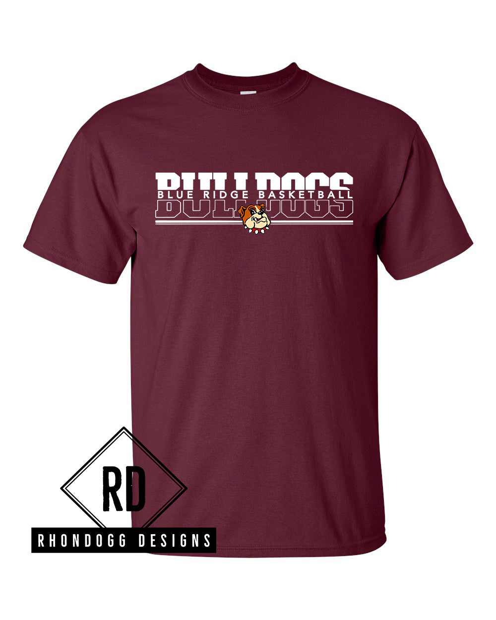 Blue Ridge Middle School Basketball Short Sleeve T-Shirt