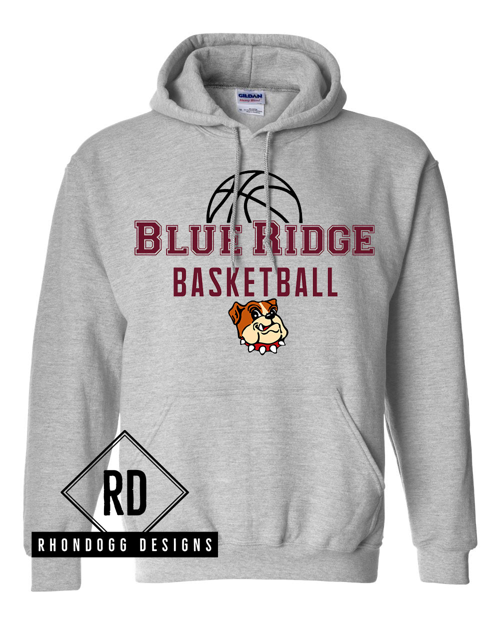 Blue Ridge Middle School Basketball Hooded Sweatshirt