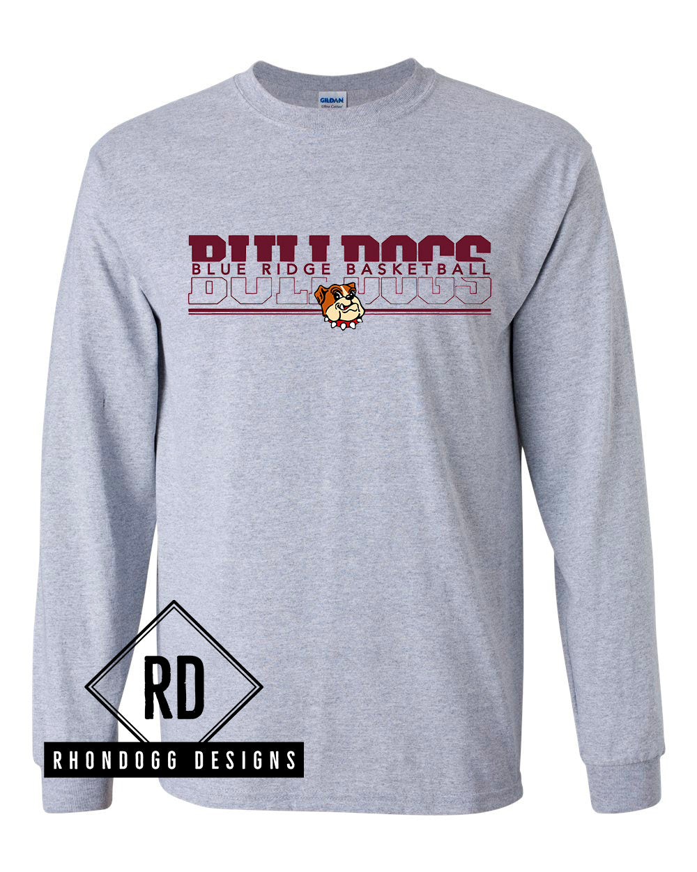 Blue Ridge Middle School Basketball Long Sleeve Shirt