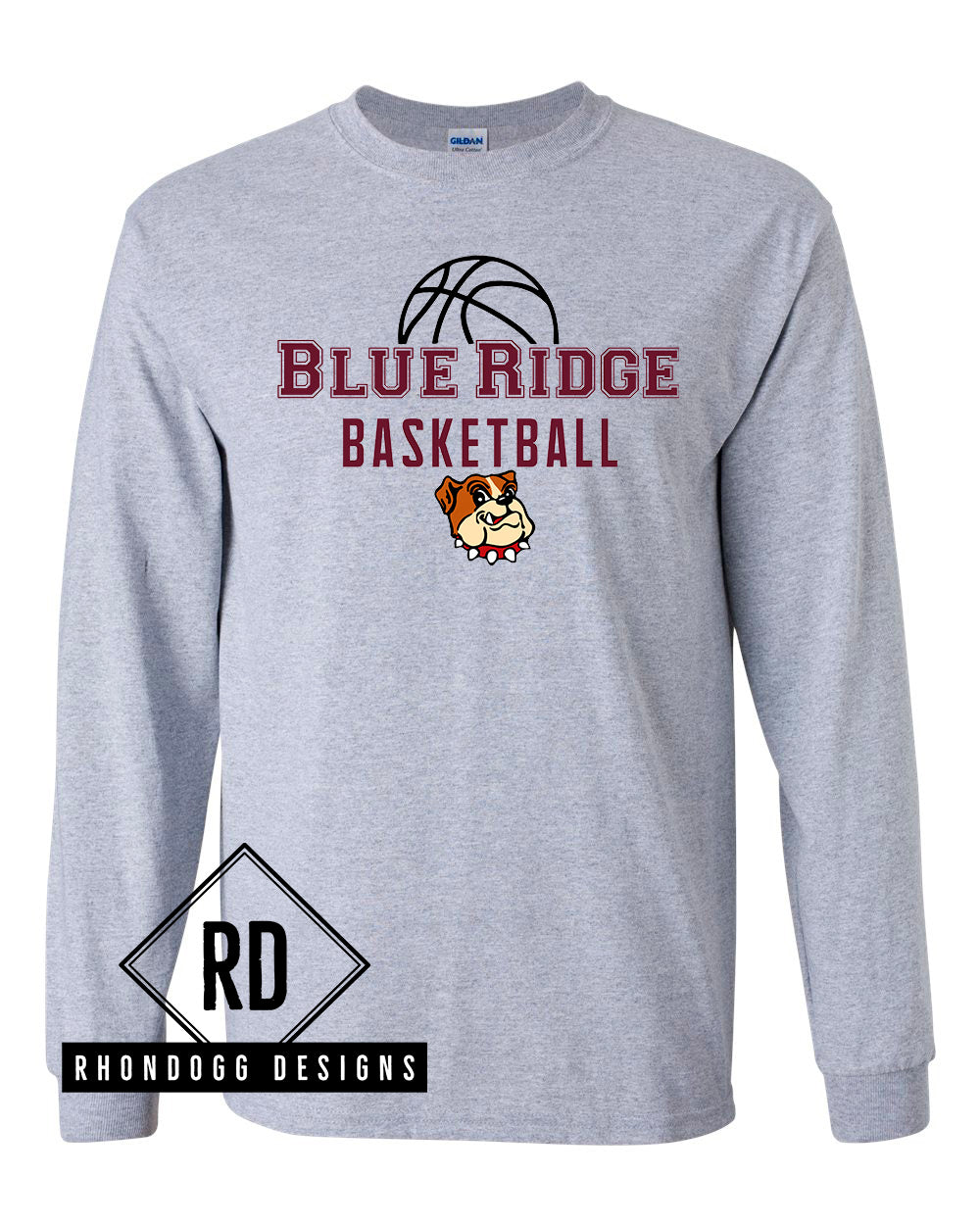 Blue Ridge Middle School Basketball Long Sleeve Shirt
