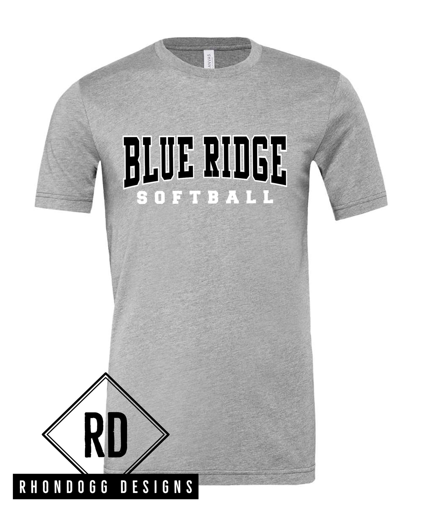 Blue Ridge Middle School Softball Short Sleeve T-Shirt