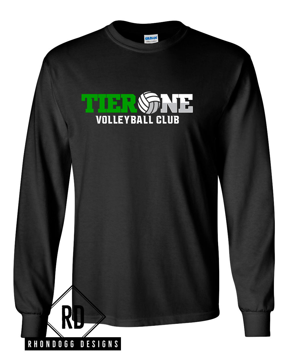 Tier One Volleyball Cotton Long Sleeve T-Shirt