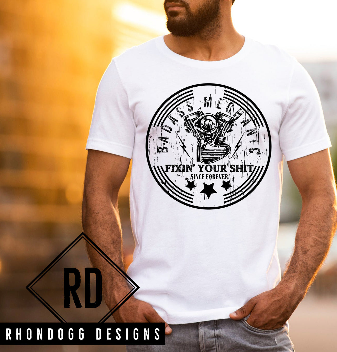 BADASS MECHANIC Short Sleeve T-Shirt