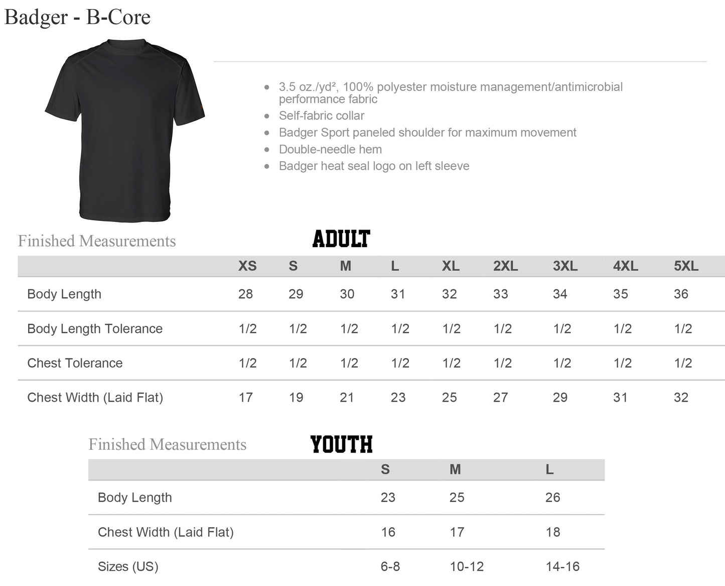 Blue Ridge Middle School Basketball Performance Shirt