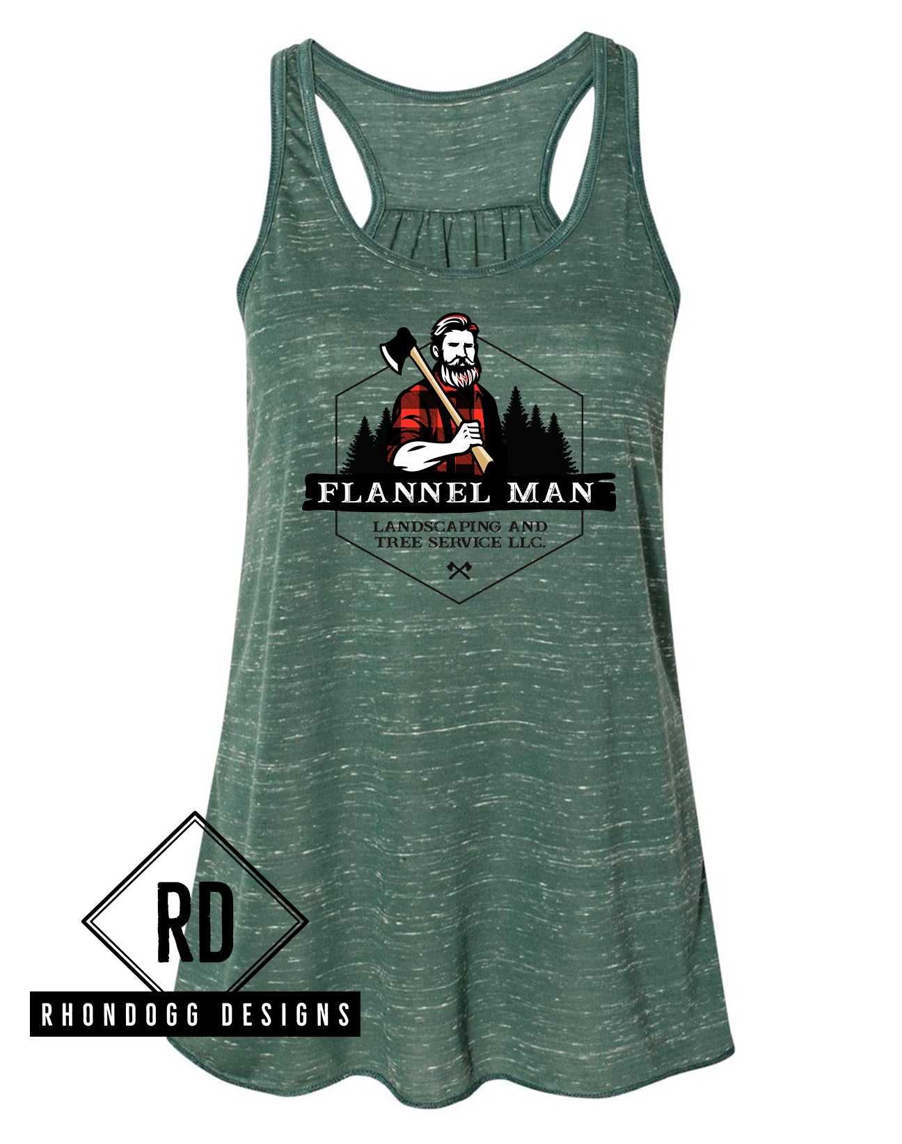Flannel Man Bella+Canvas Flowy Tank Top