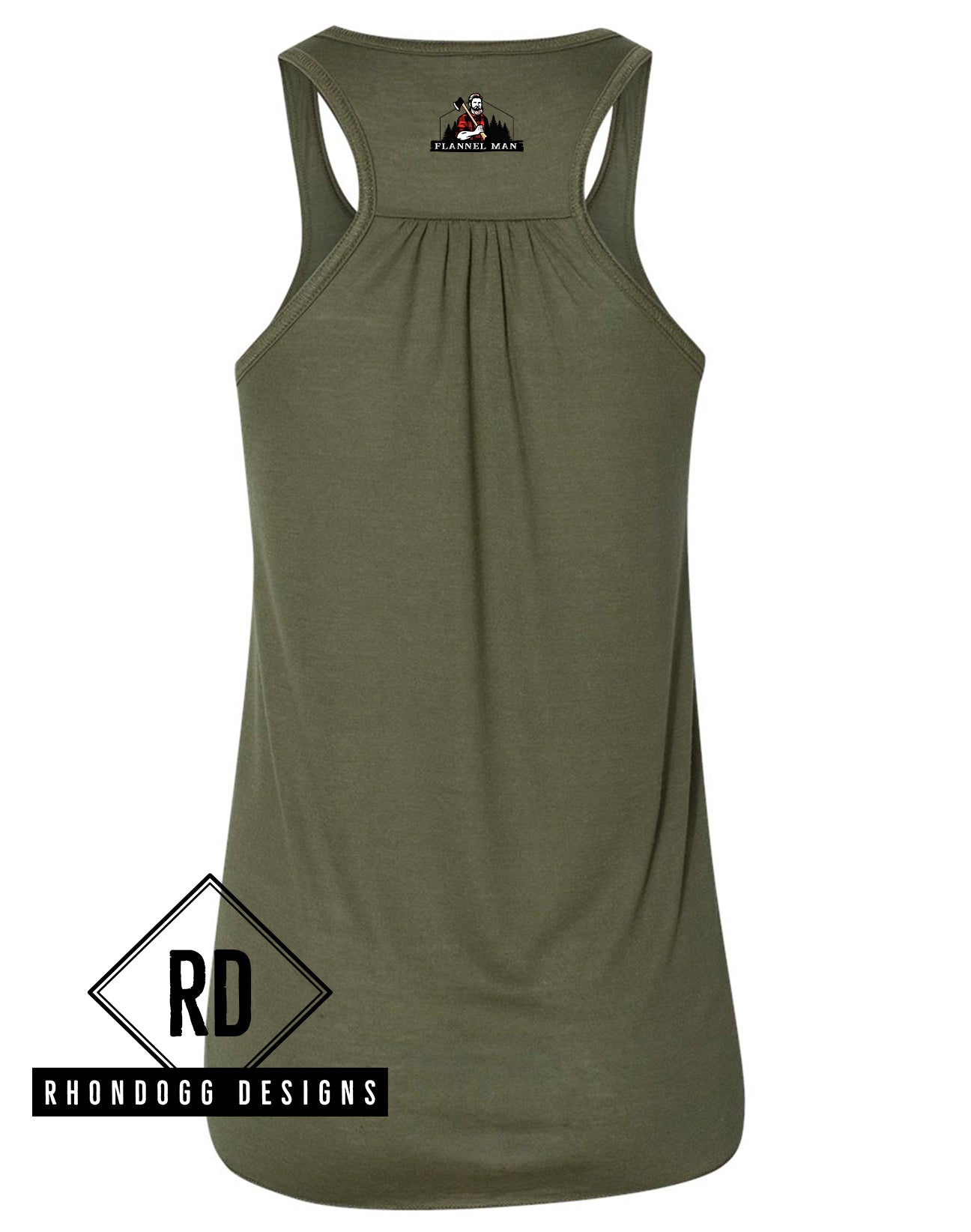 Flannel Man Bella+Canvas Flowy Tank Top