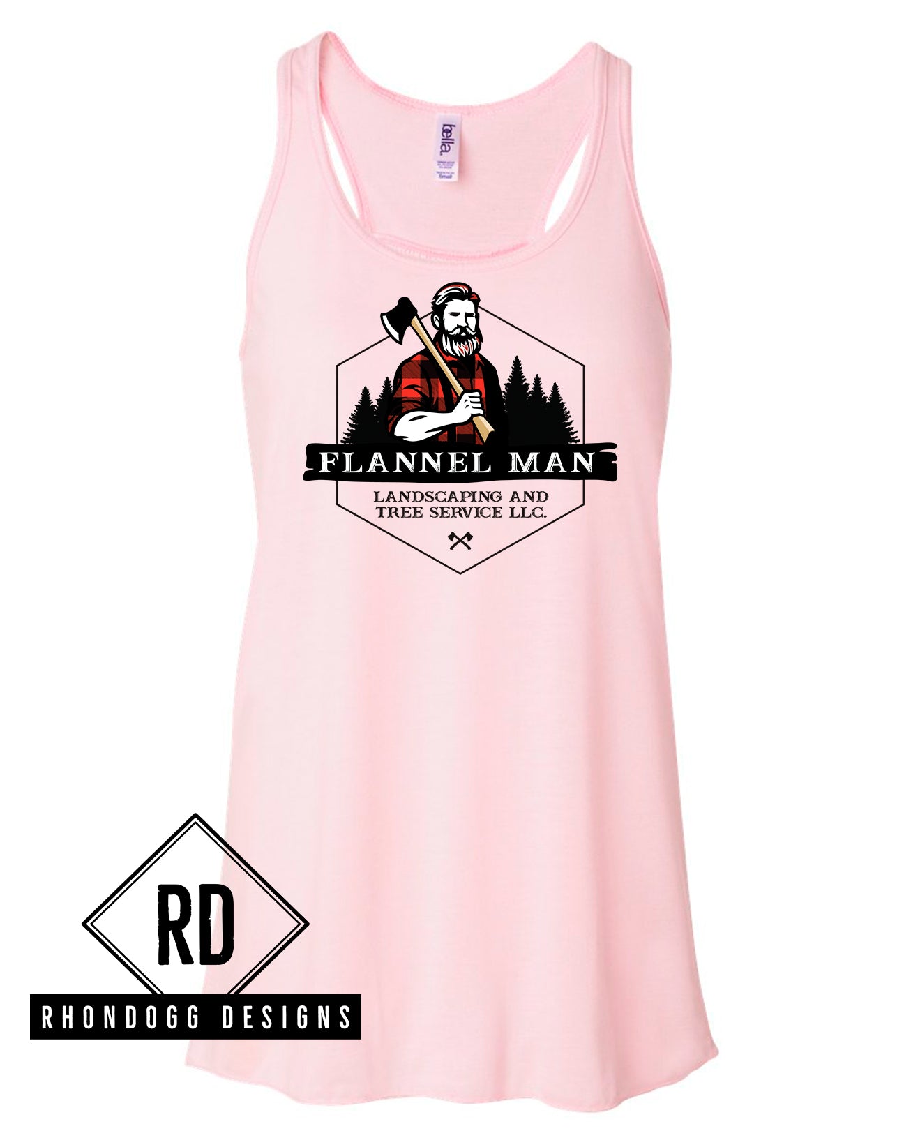 Flannel Man Bella+Canvas Flowy Tank Top
