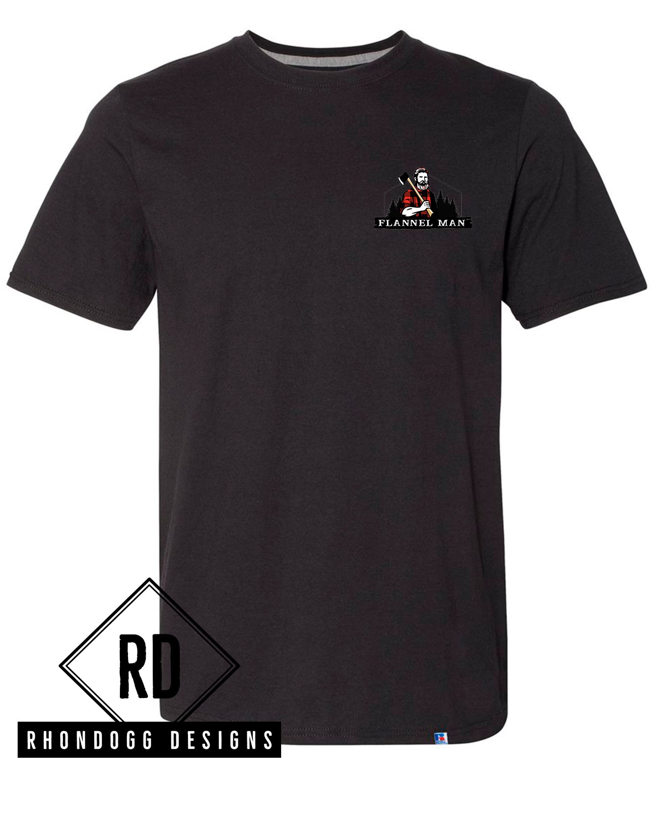 Flannel Man - Russell Athletic T-Shirt