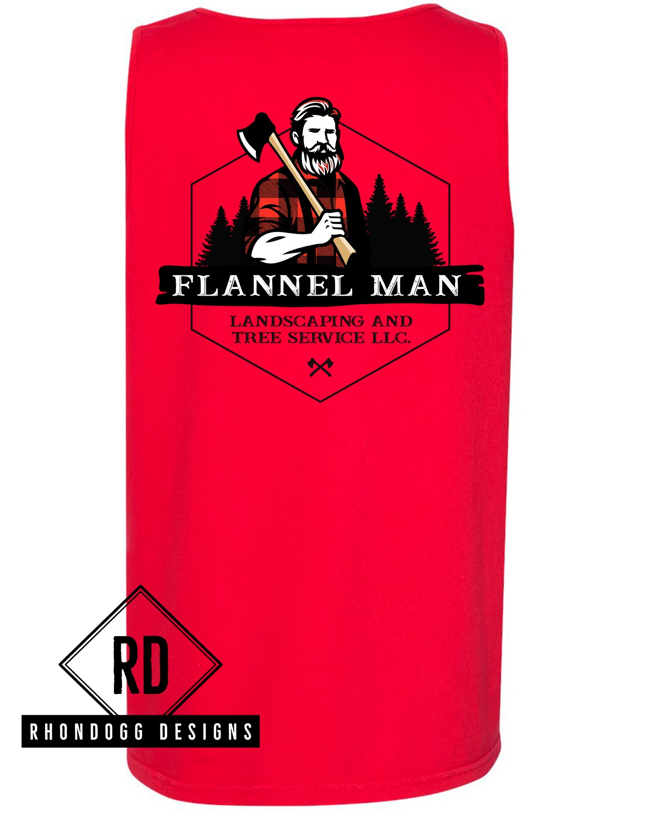 Flannel Man - Comfort Colors Tank Top