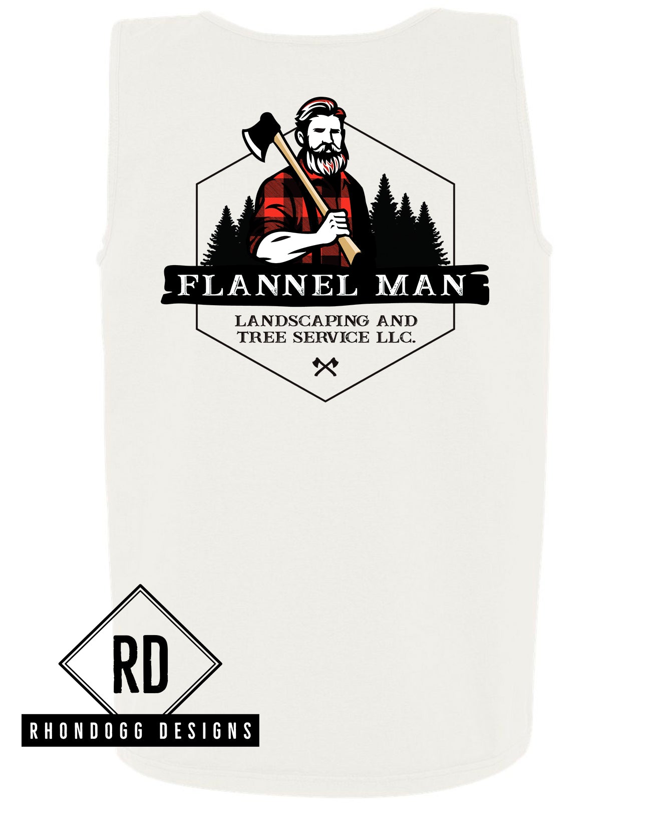 Flannel Man - Comfort Colors Tank Top