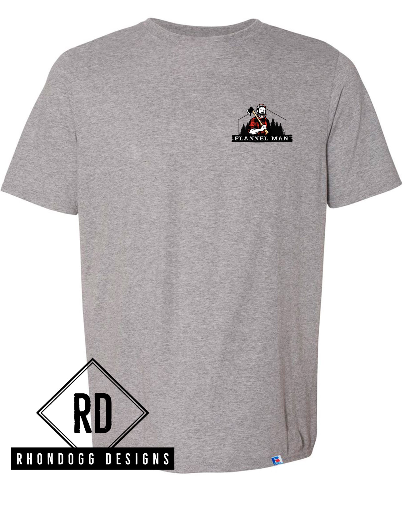 Flannel Man - Russell Athletic T-Shirt
