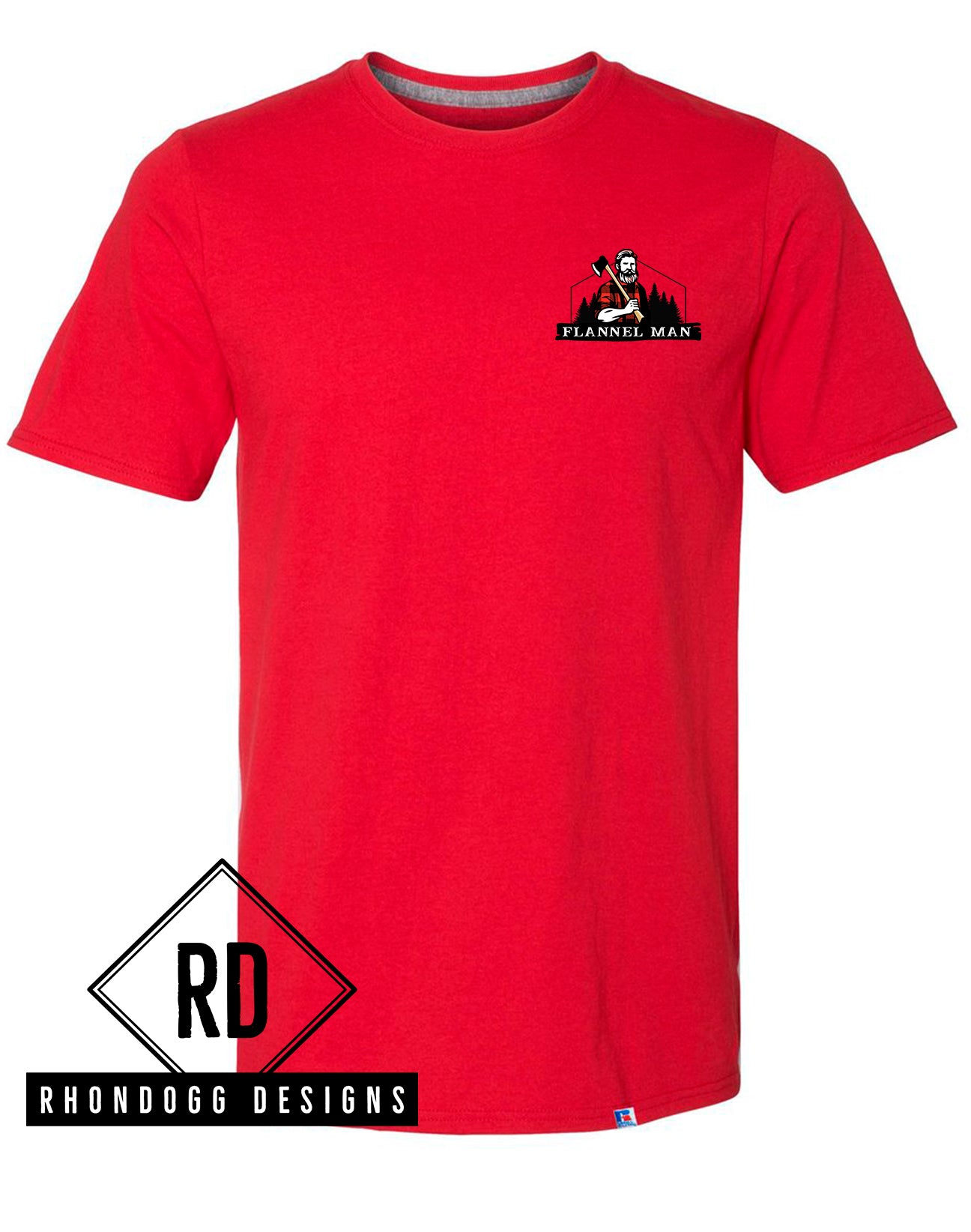 Flannel Man - Russell Athletic T-Shirt
