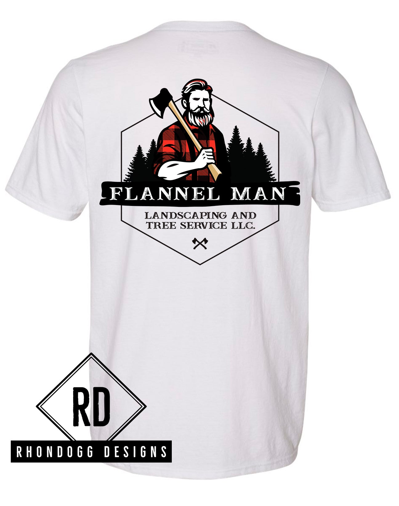 Flannel Man - Russell Athletic T-Shirt