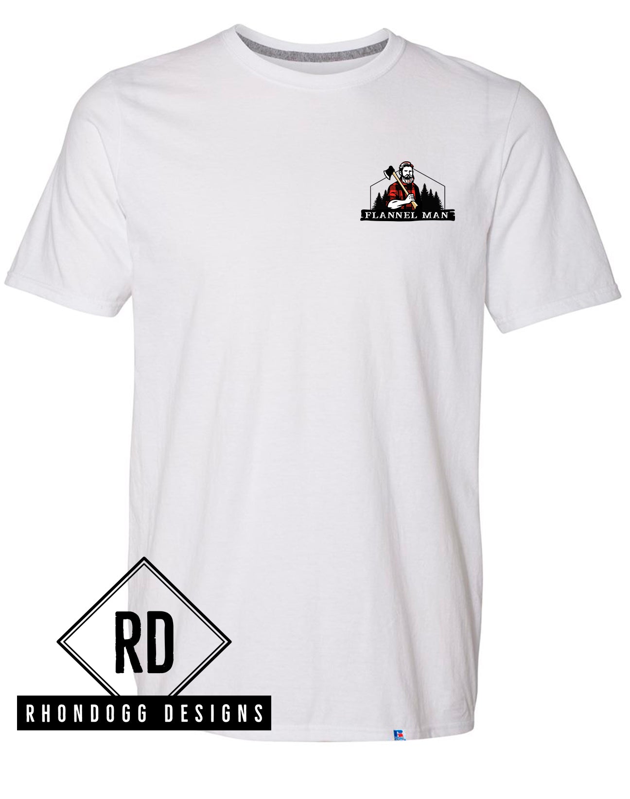 Flannel Man - Russell Athletic T-Shirt