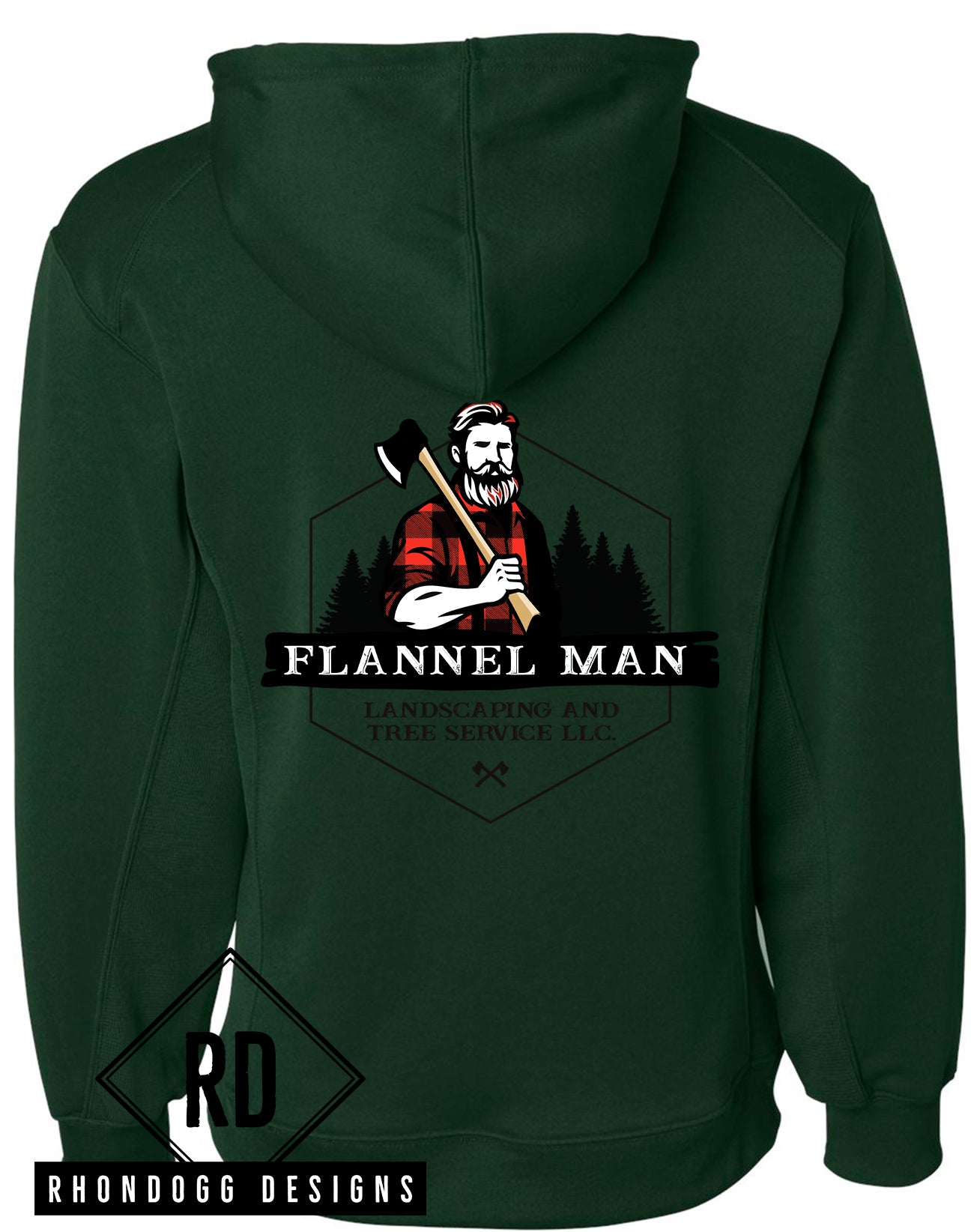 Flannel Man Performance Hoodie