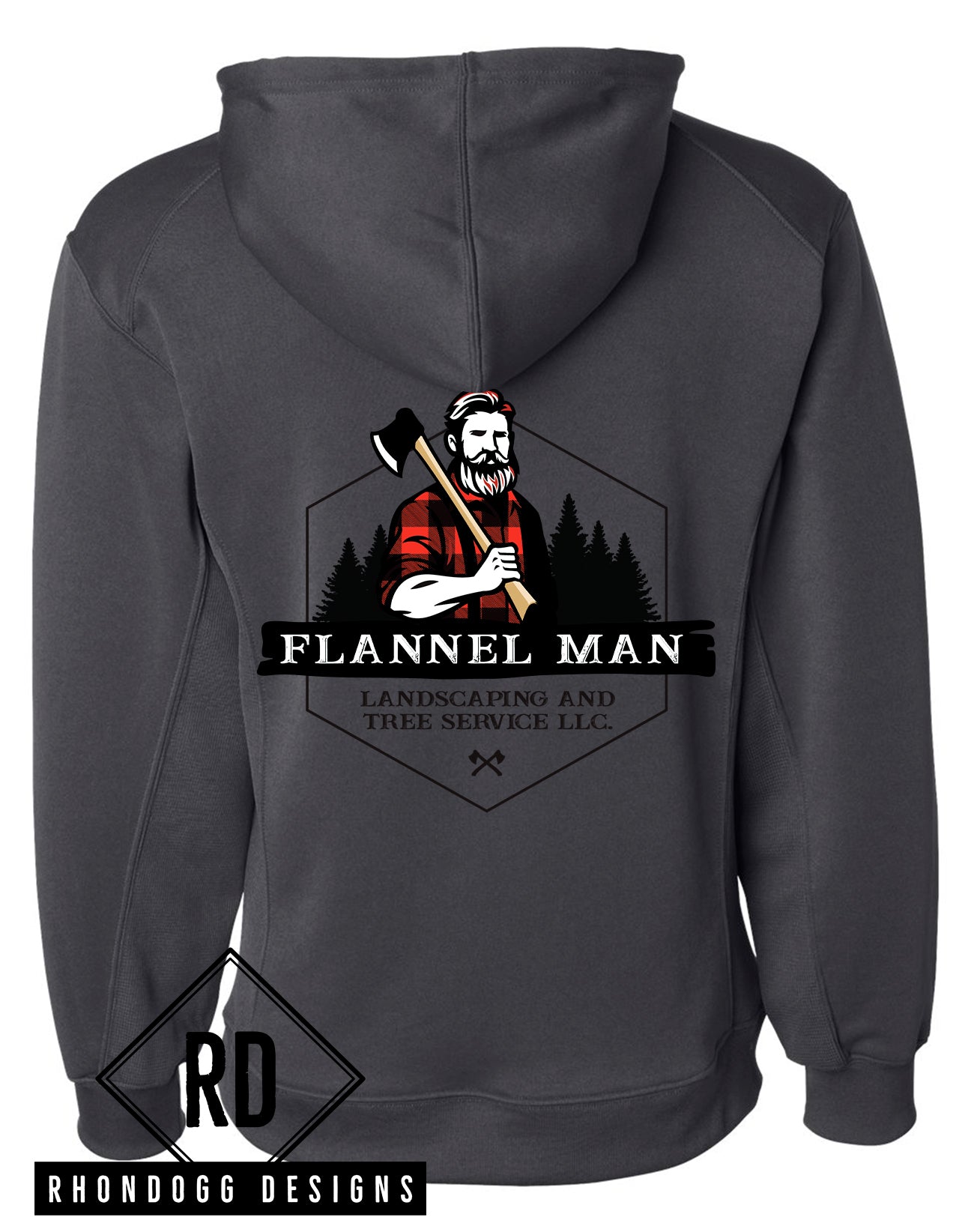 Flannel Man Performance Hoodie