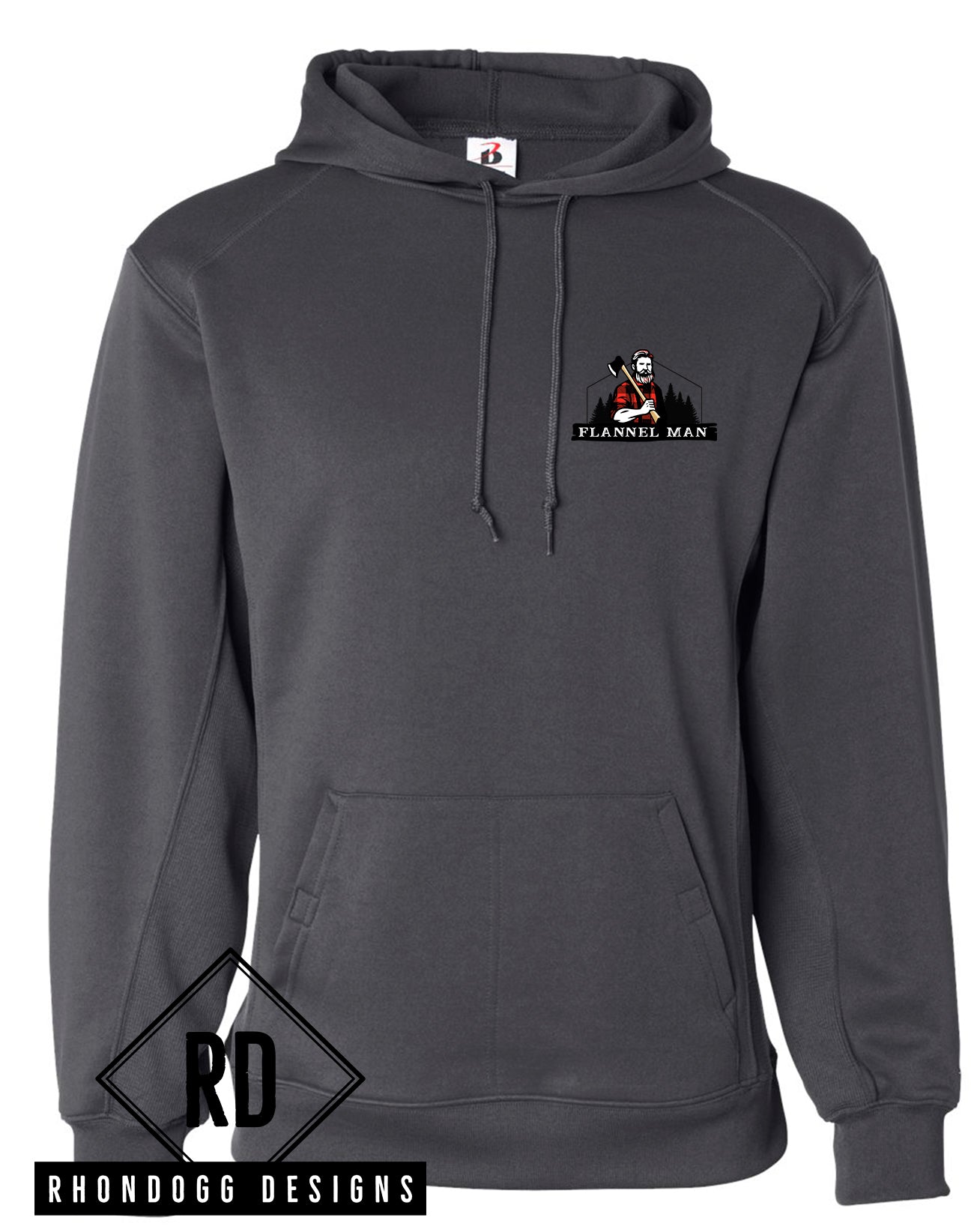 Flannel Man Performance Hoodie