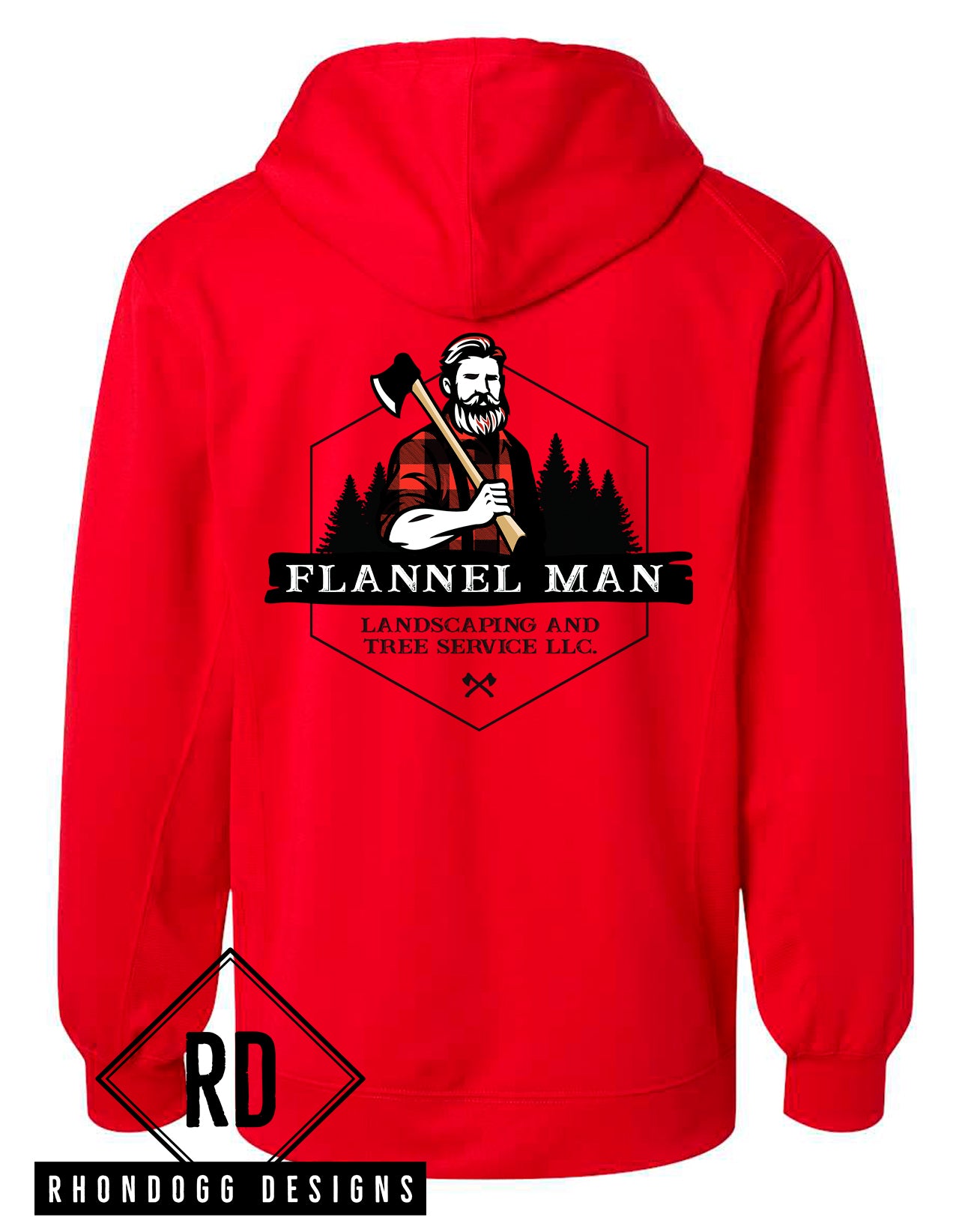 Flannel Man Performance Hoodie