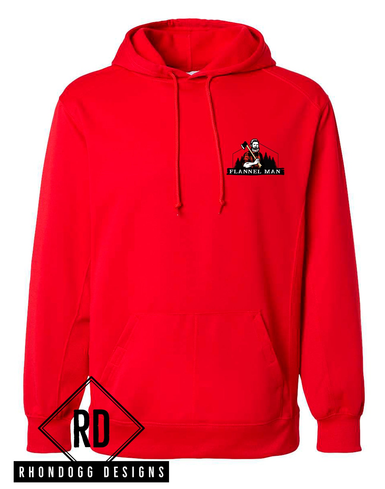Flannel Man Performance Hoodie
