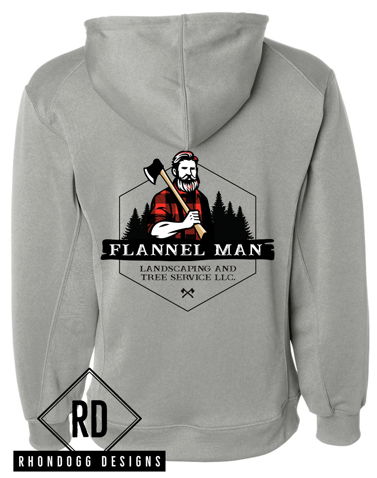 Flannel Man Performance Hoodie