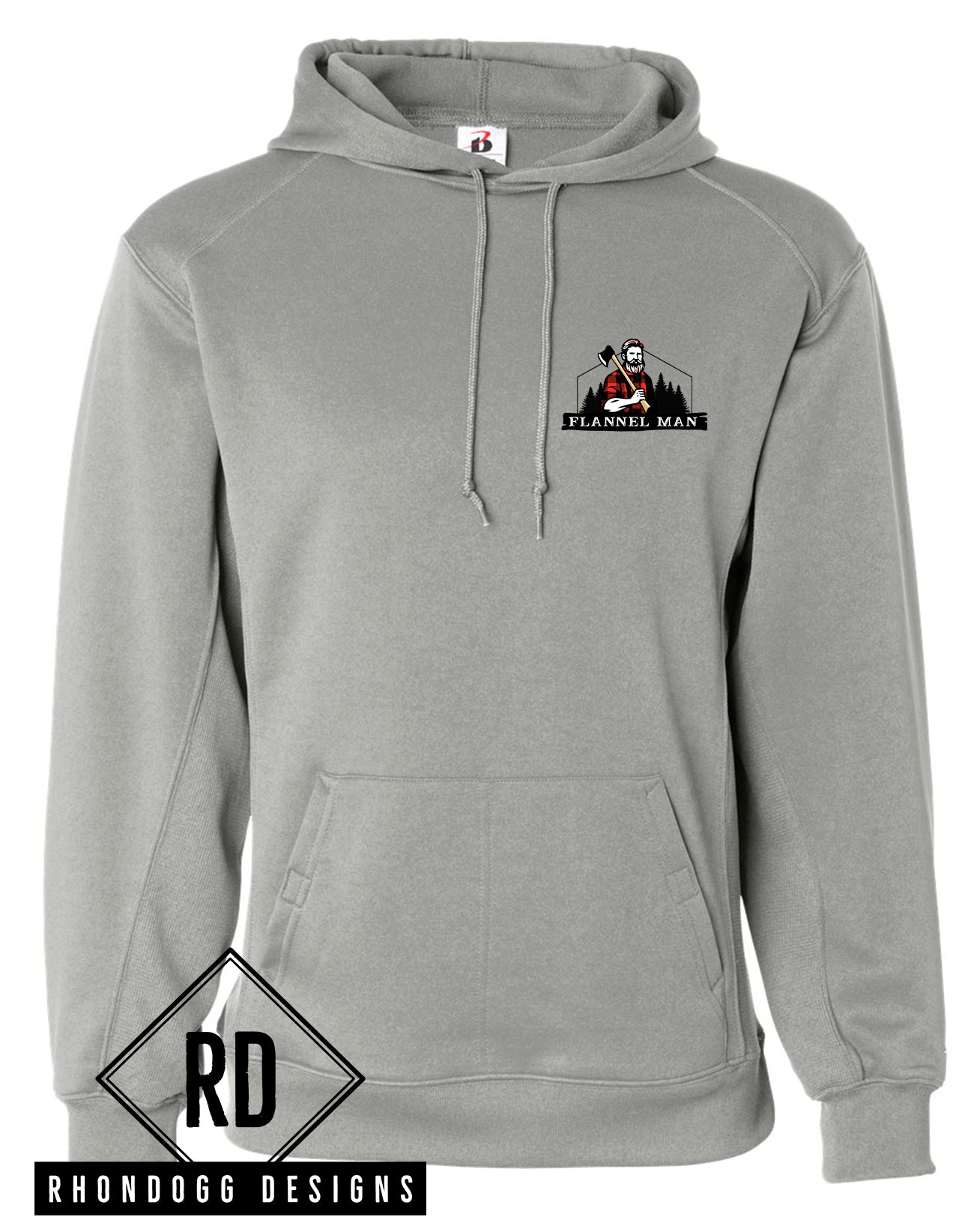 Flannel Man Performance Hoodie