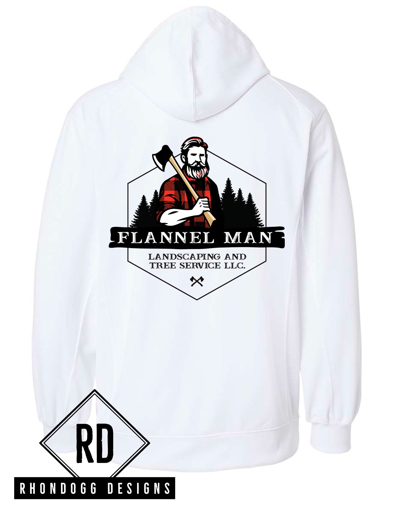 Flannel Man Performance Hoodie