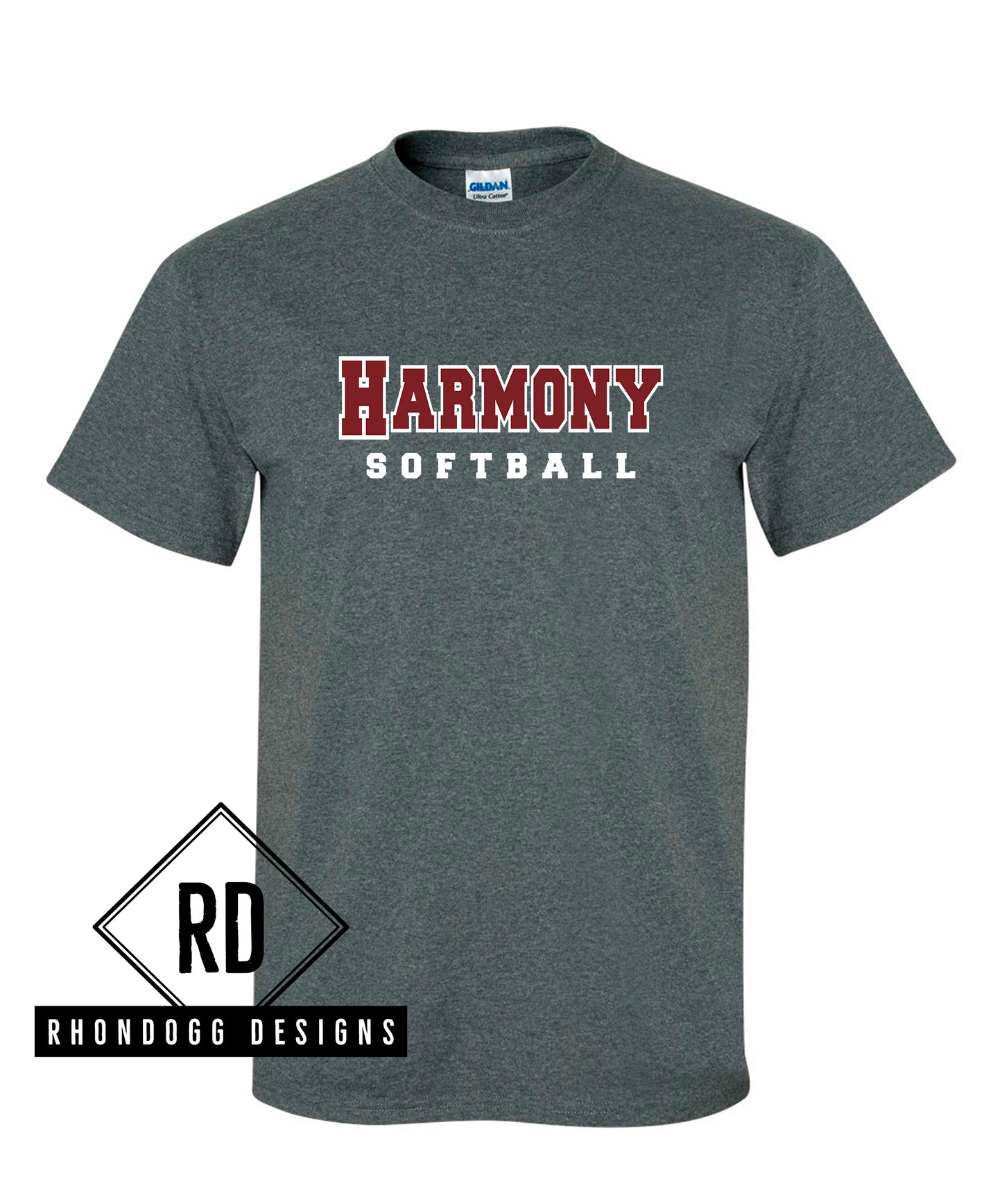 Harmony Middle School Softball Short Sleeve T-Shirt