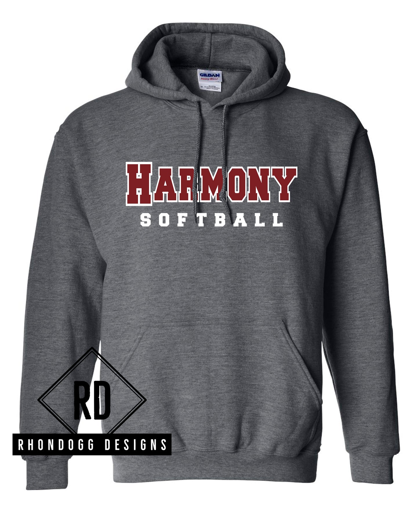 Harmony Middle School Softball Hooded Sweatshirt