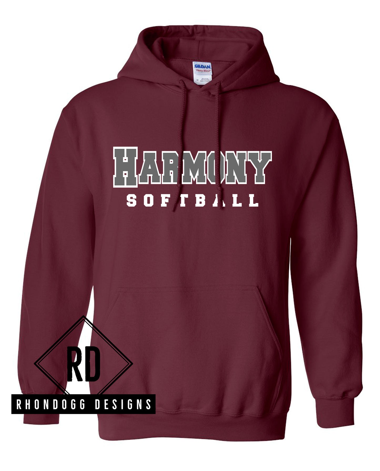 Harmony Middle School Softball Hooded Sweatshirt