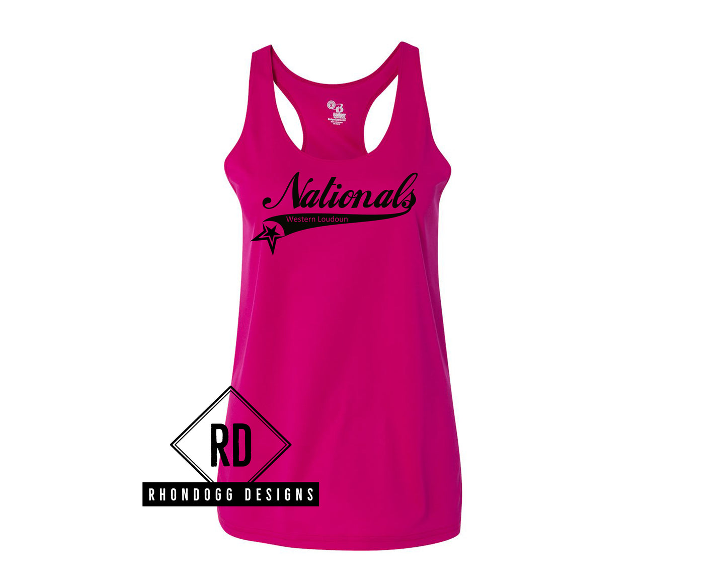 WLGSL Nationals Womens Pink Tank Top