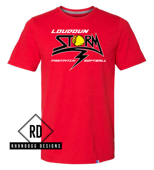 Russell Athletic Loudoun Storm Cotton/Polyester T-Shirt