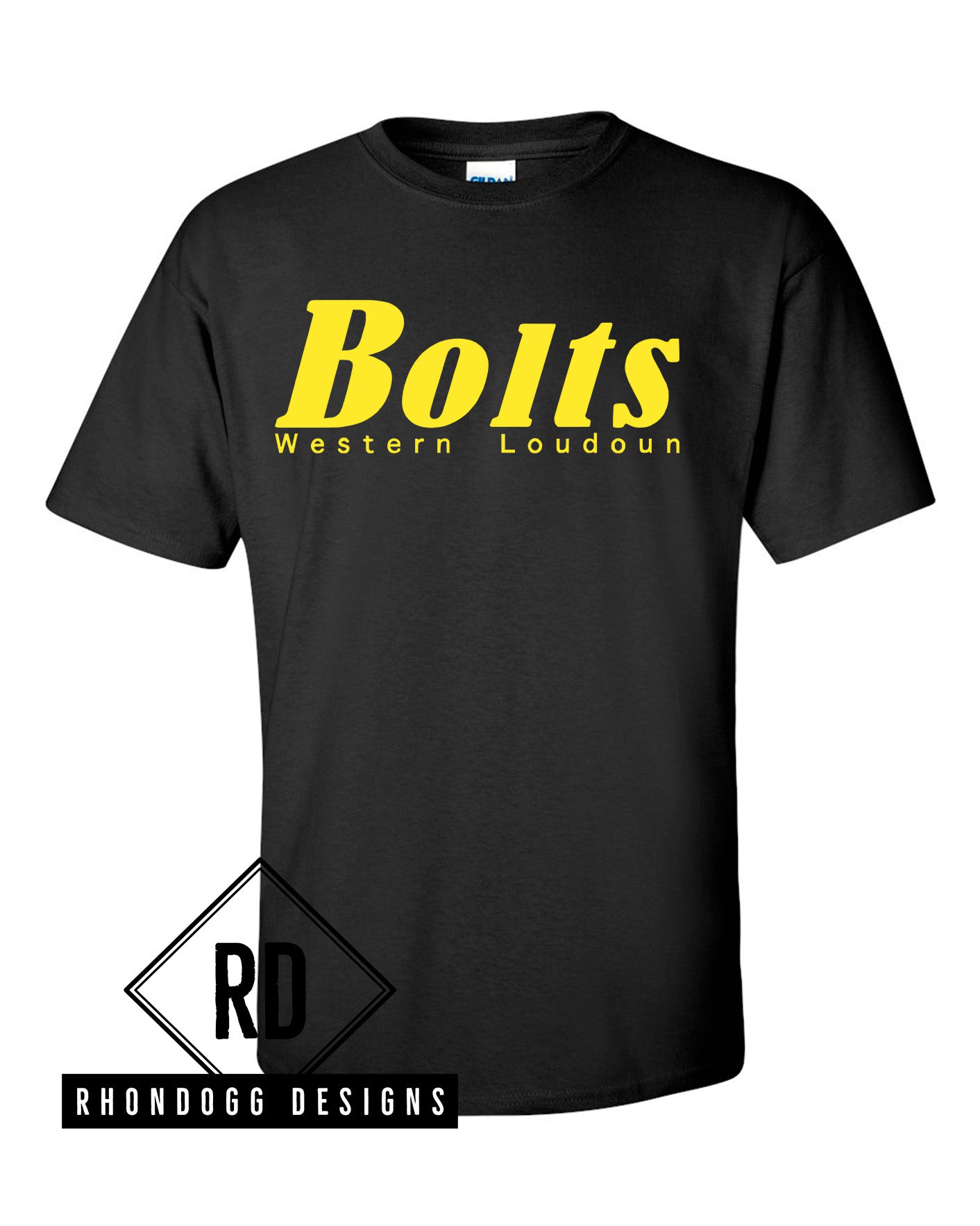WLGSL Bolts Black T-Shirt