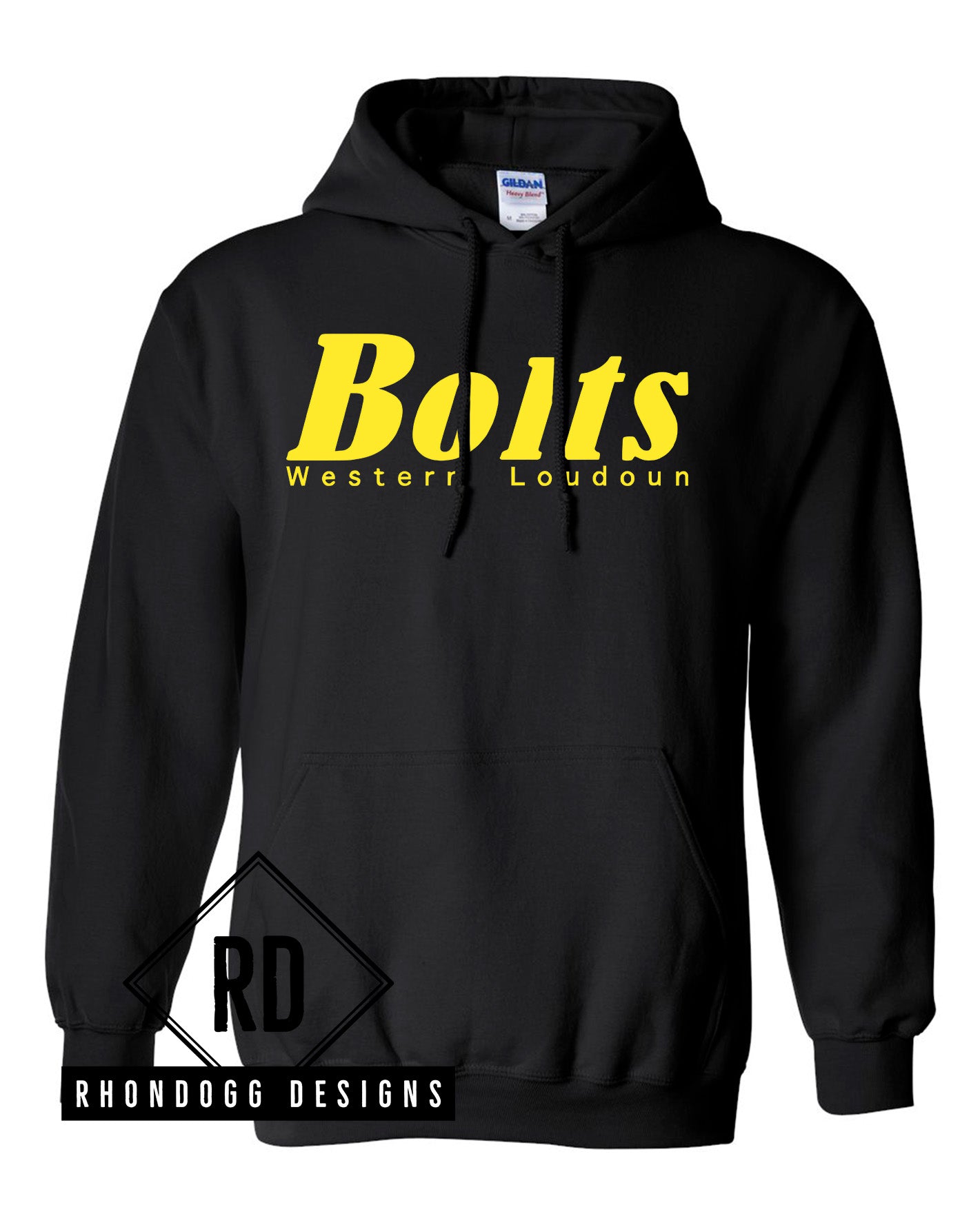 WLGSL Bolts Black Hoodie