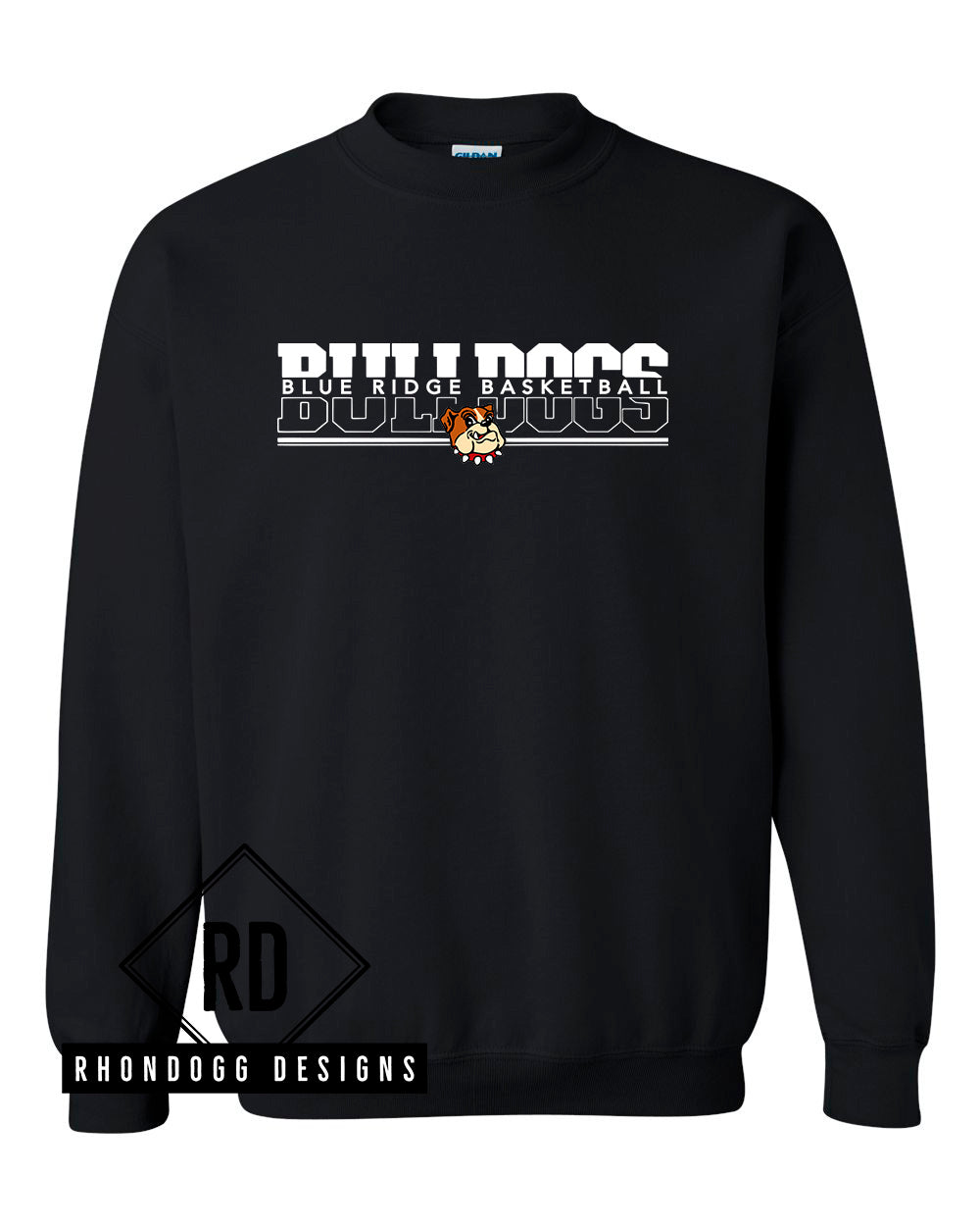 Blue Ridge Middle School Basketball Crewneck Sweatshirt
