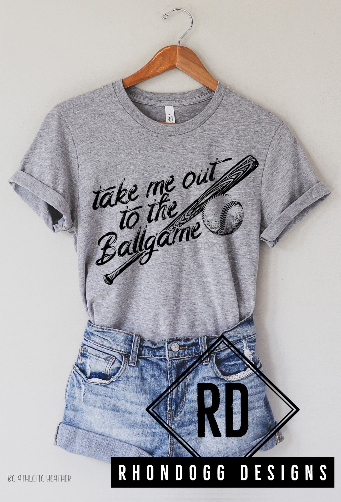 TAKE ME OUT TO THE BALLGAME  Graphic Short Sleeve T-Shirt