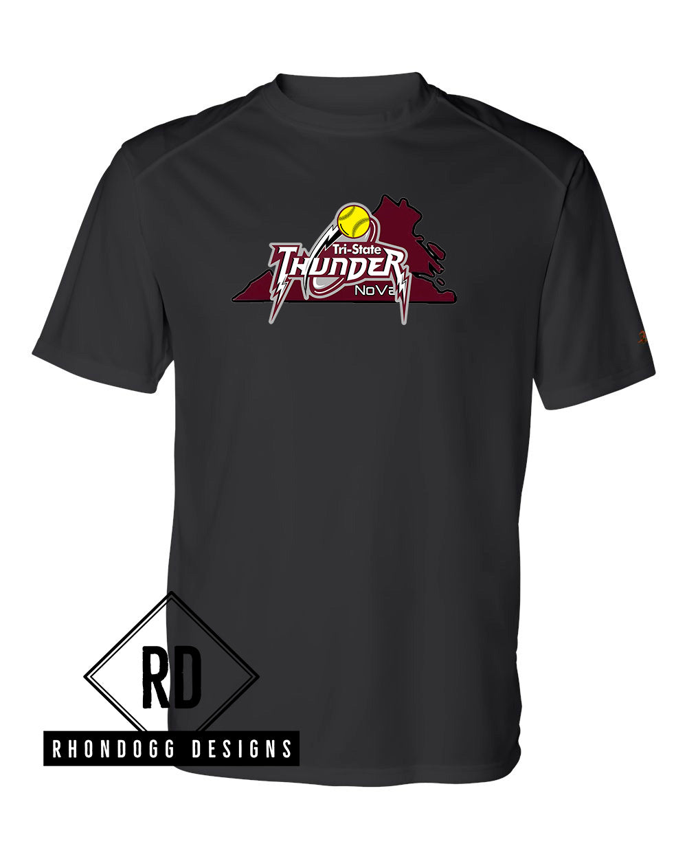 Thunder Nova Softball State Logo Performance Shirt