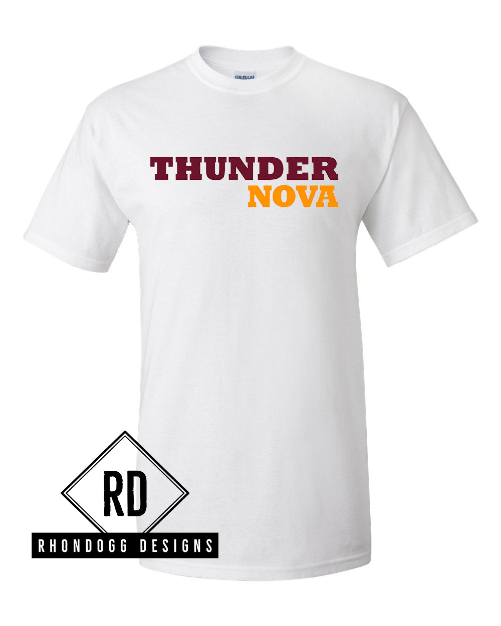 Thunder Nova Softball Short Sleeve Cotton T-Shirt
