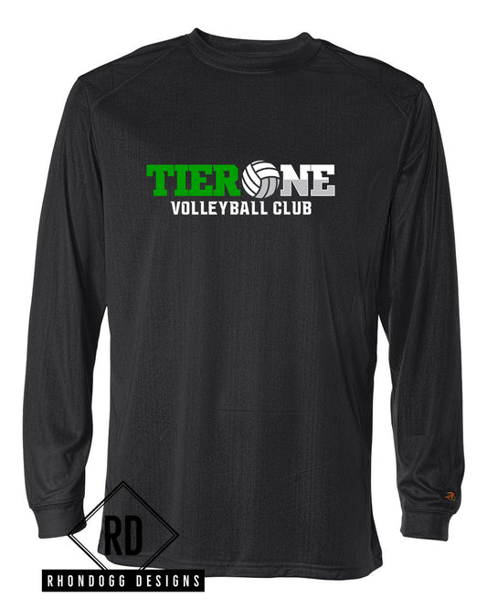 Tier One Volleyball Long Sleeve Performance T-Shirt