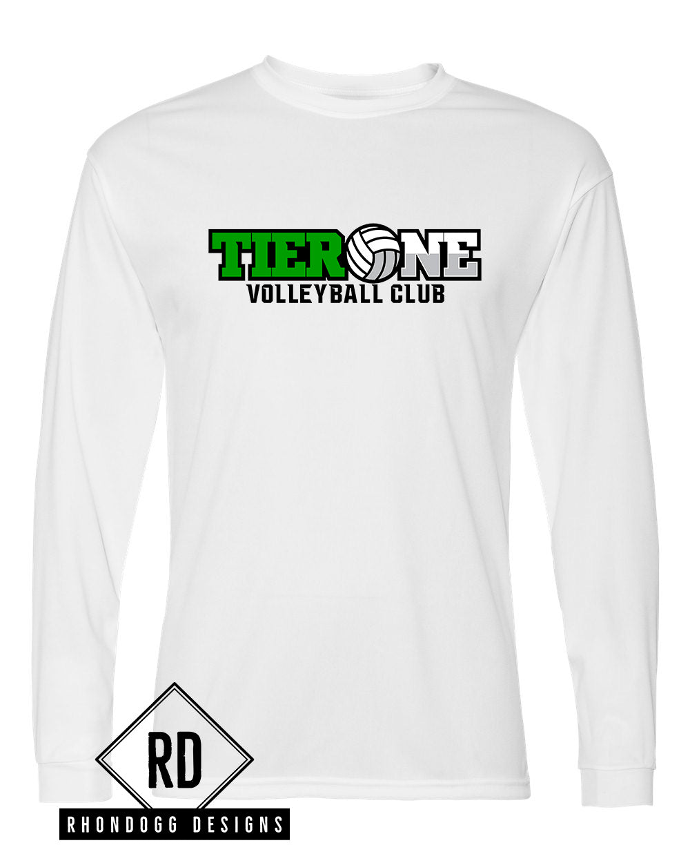 Tier One Volleyball Long Sleeve Performance T-Shirt