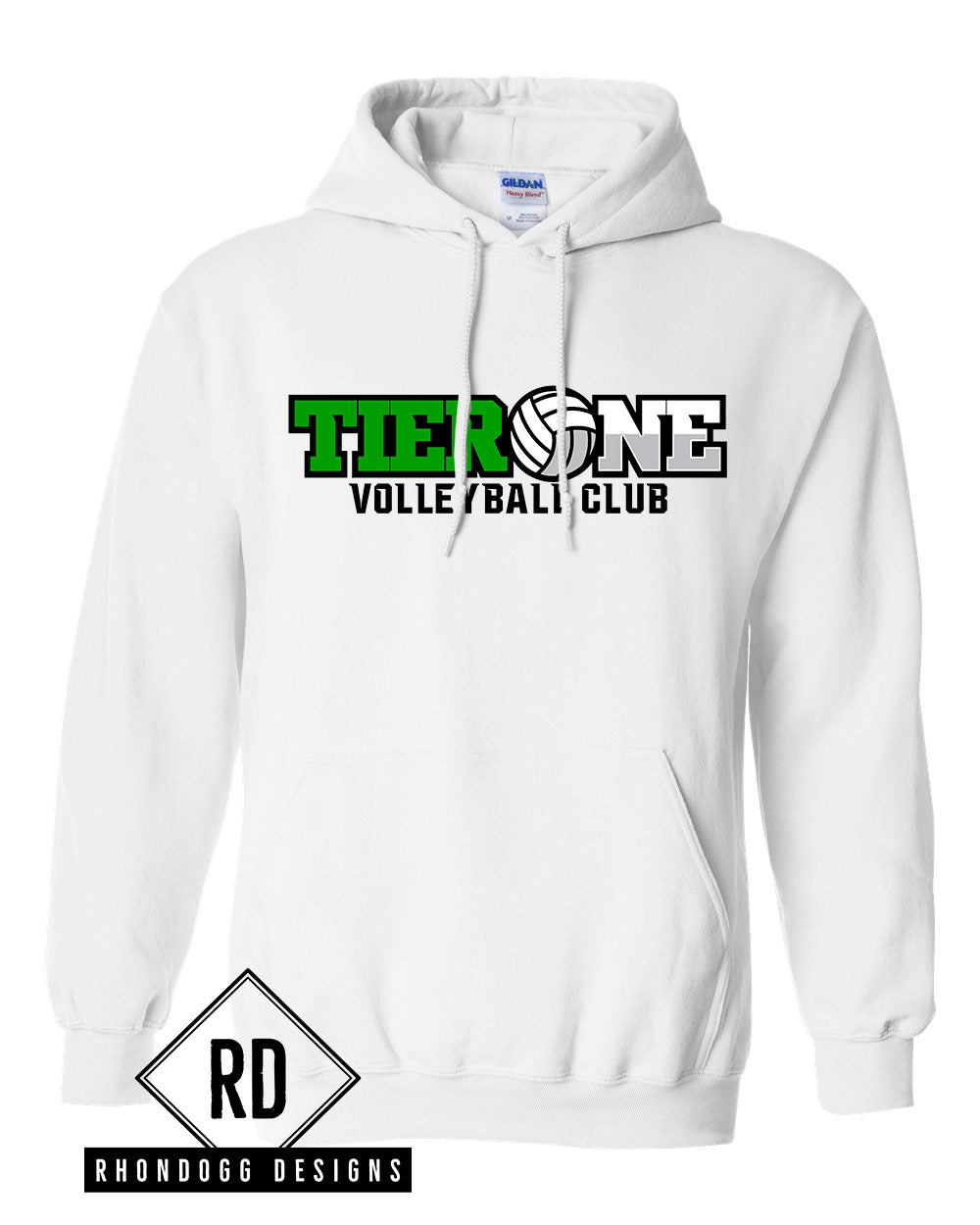Tier One Volleyball  Hoodie