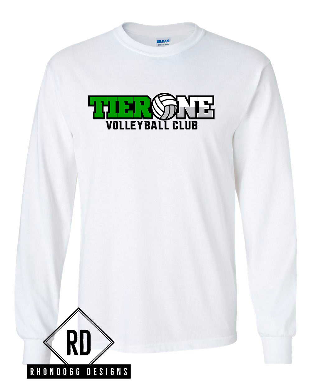 Tier One Volleyball Cotton Long Sleeve T-Shirt