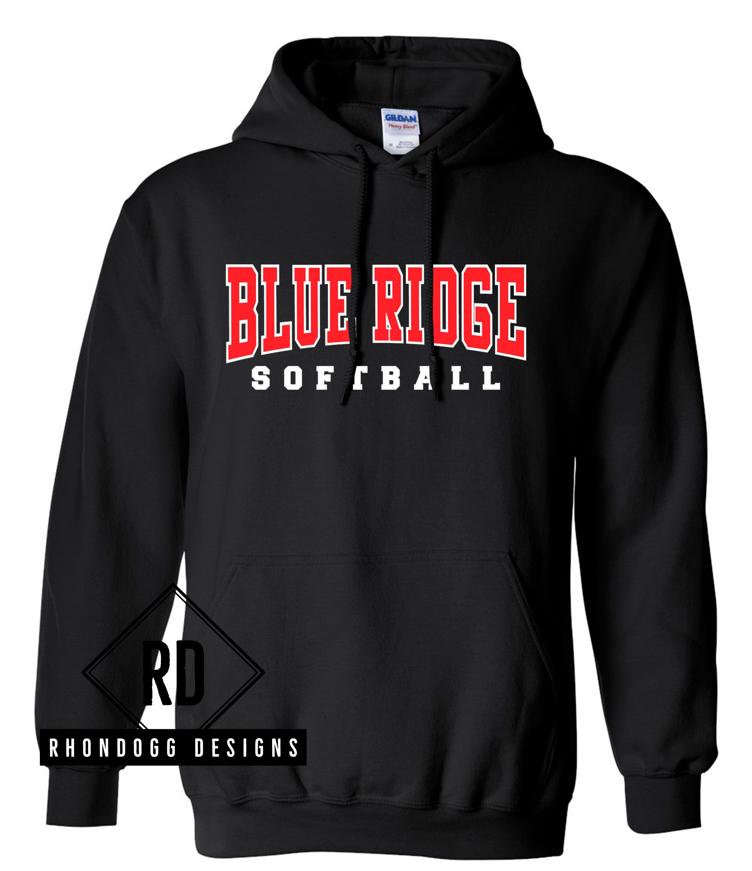 Blue Ridge Middle School Softball Hooded Sweatshirt