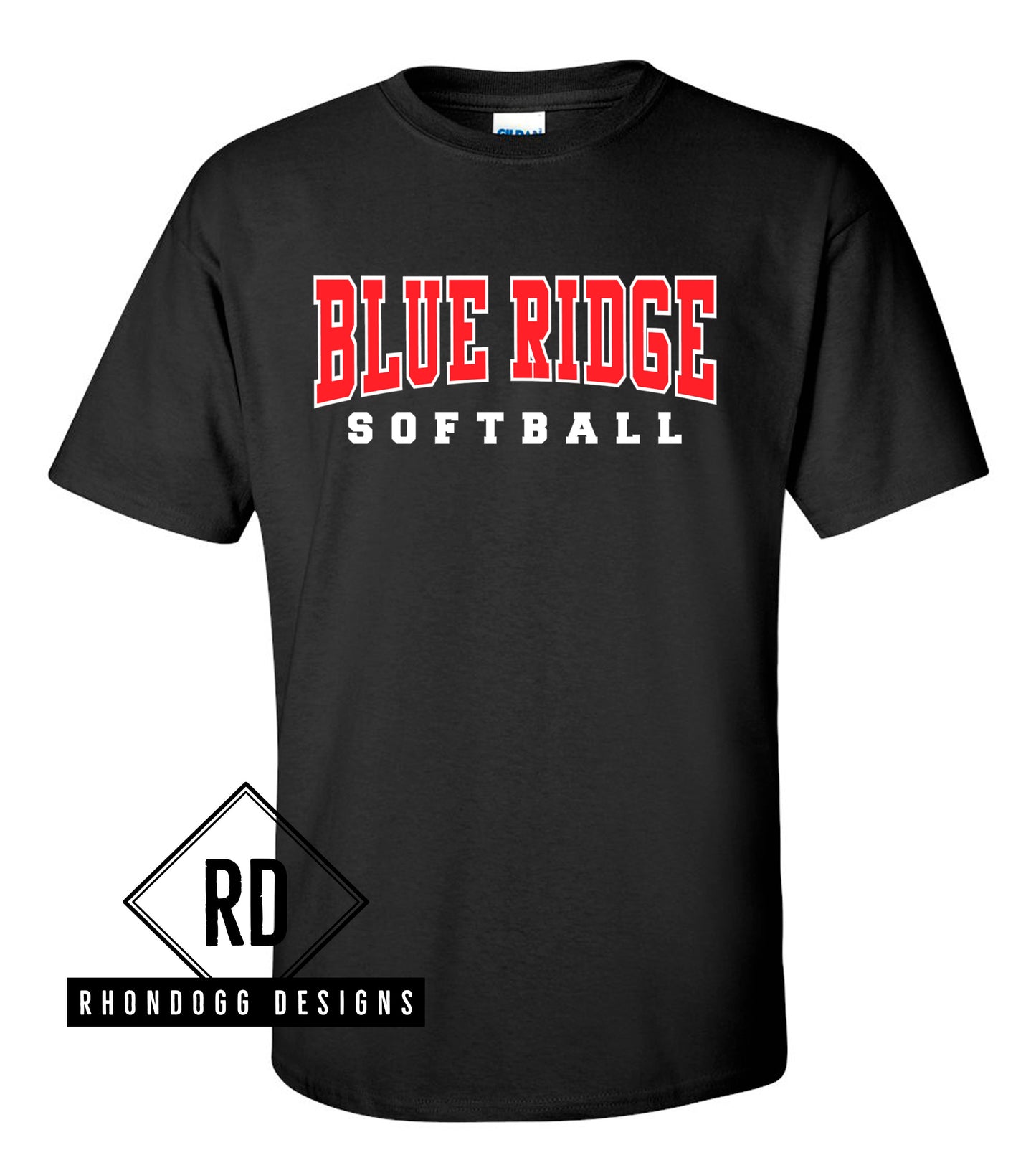 Blue Ridge Middle School Softball Short Sleeve T-Shirt