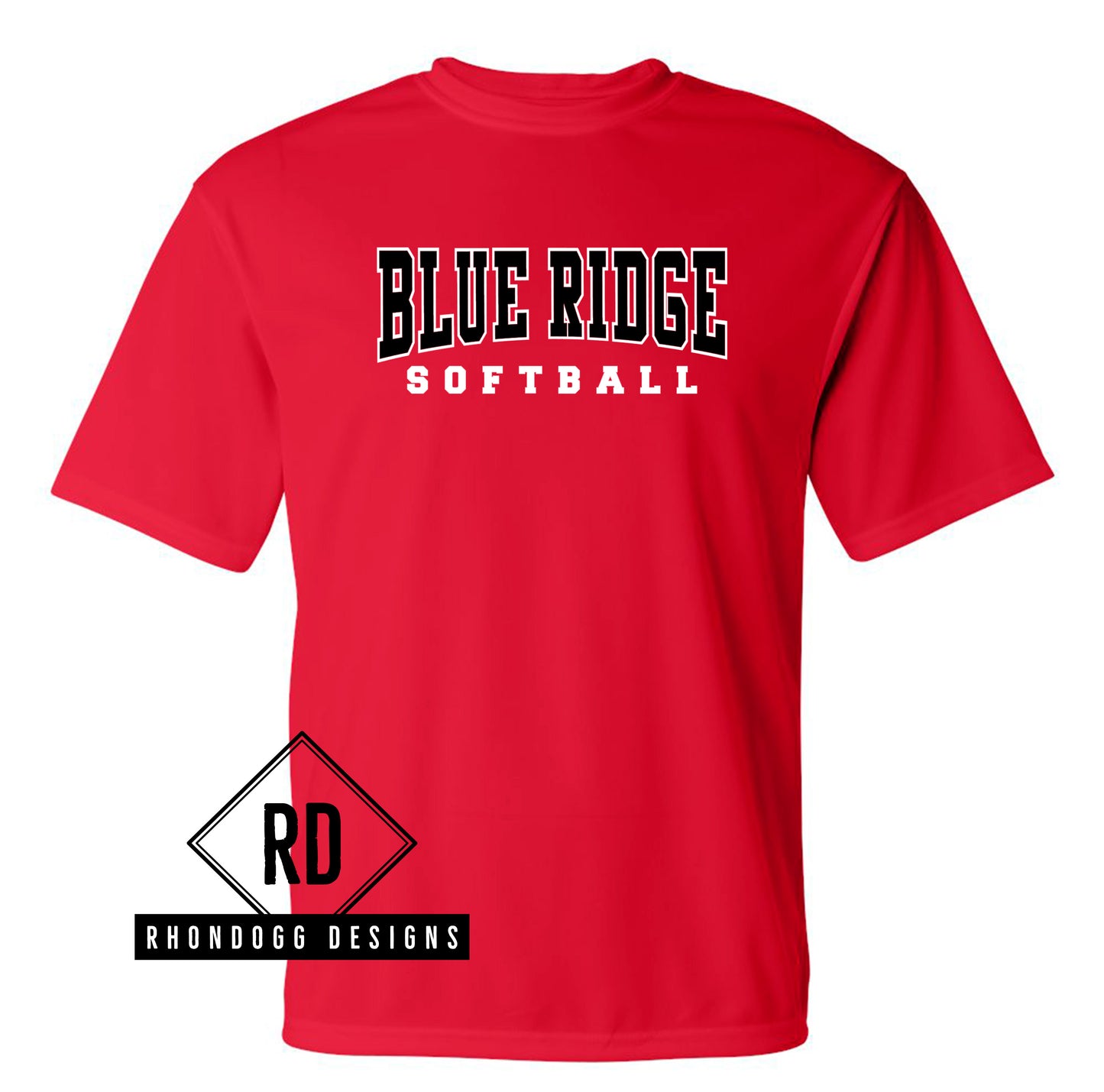 Blue Ridge Middle School Softball Performance Shirt