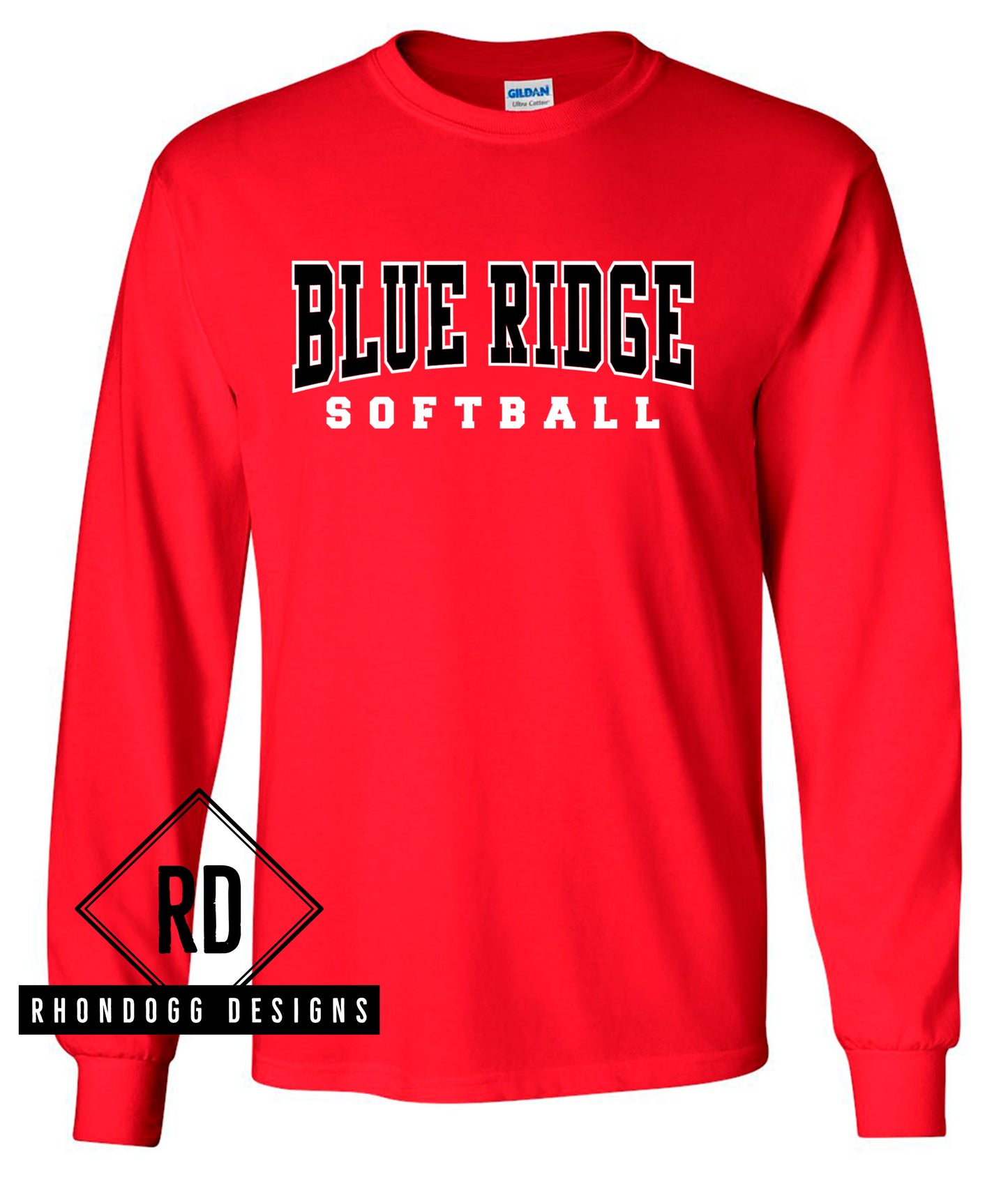 Blue Ridge Middle School Softball Long Sleeve Shirt