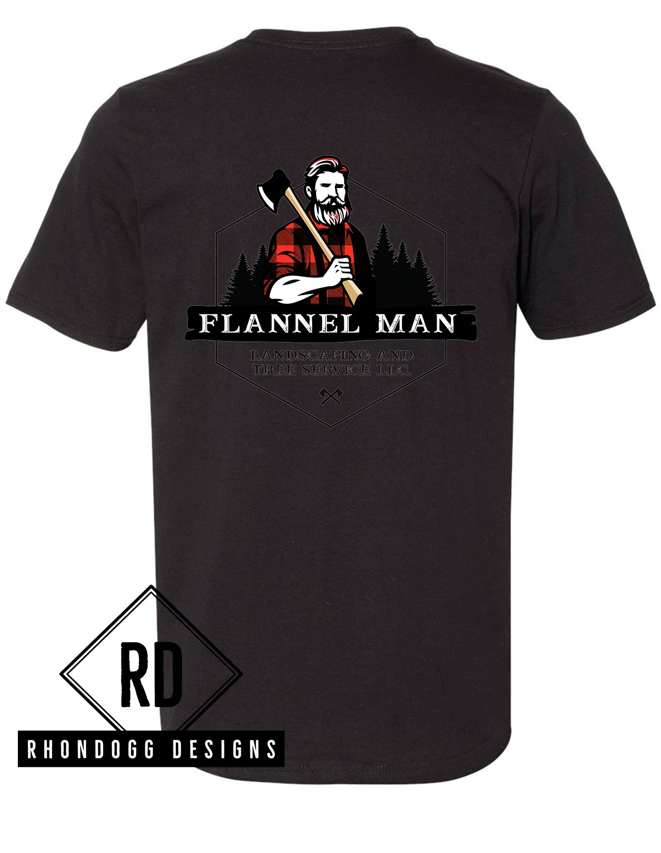 Flannel Man - Russell Athletic T-Shirt